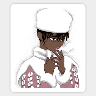 Berserk - Casca in the snow Sticker